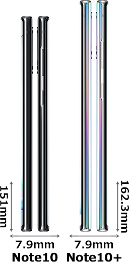 「Galaxy Note10」と「Galaxy Note10+」 3