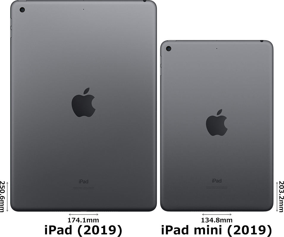 「iPad (2019)」と「iPad mini (2019)」 2