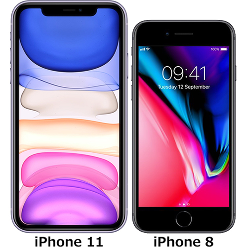 Iphone 11 と Iphone 8 の違い フォトスク