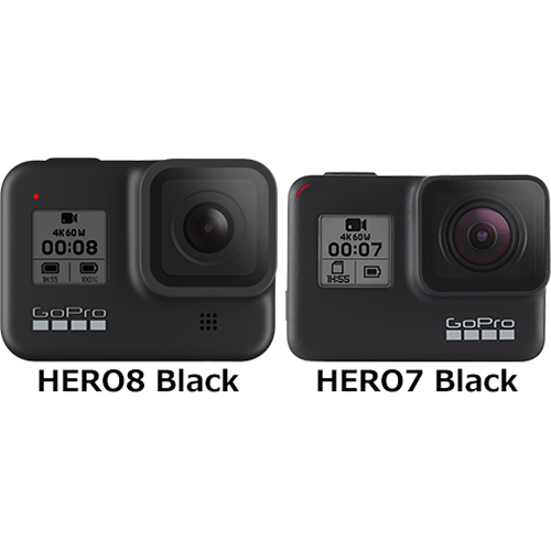 GoPro HERO8 Black」と「GoPro HERO7 Black」の違い - フォトスク