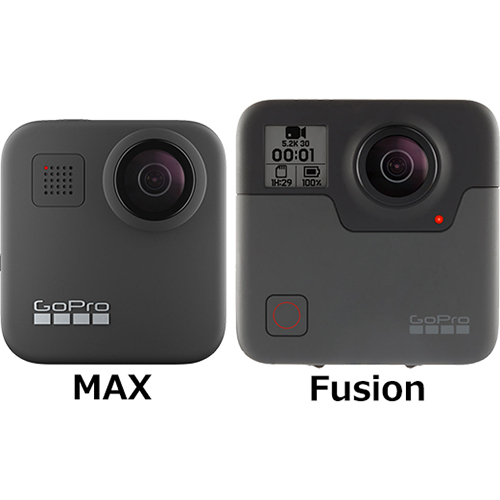 GoPro MAX」と「GoPro Fusion」の違い - フォトスク