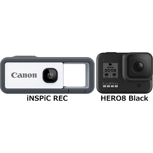 Inspic Rec と Gopro Hero8 Black の違い フォトスク