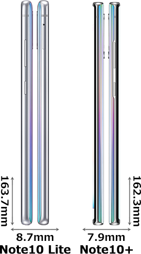 「Galaxy Note10 Lite」と「Galaxy Note10＋」 3