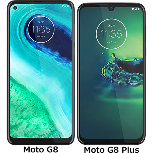 Moto G8」と「Moto G8 Plus」の違い - フォトスク