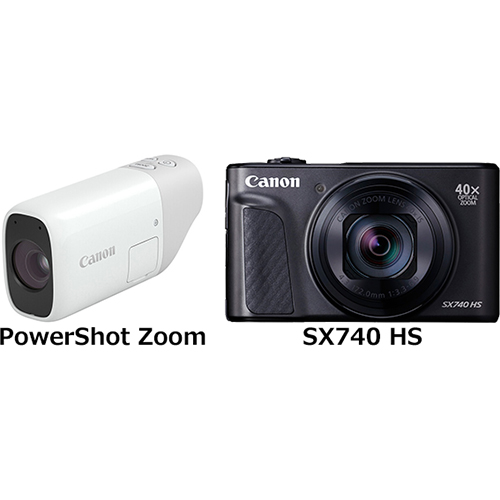 PowerShot Zoom」と「PowerShot SX740 HS」の違い - フォトスク