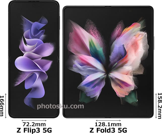 「Galaxy Z Flip3 5G」と「Galaxy Z Fold3 5G」 1