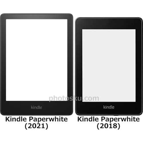 Kindle「Paperwhite (2021)」と「Paperwhite (2018)」の違い - フォトスク