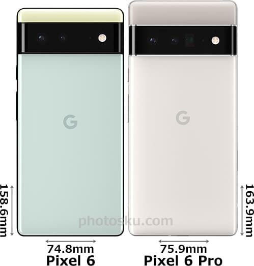 「Google Pixel 6」と「Google Pixel 6 Pro」 2