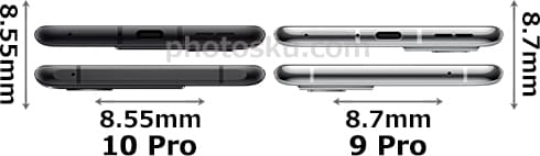 「OnePlus 10 Pro」と「OnePlus 9 Pro」 4