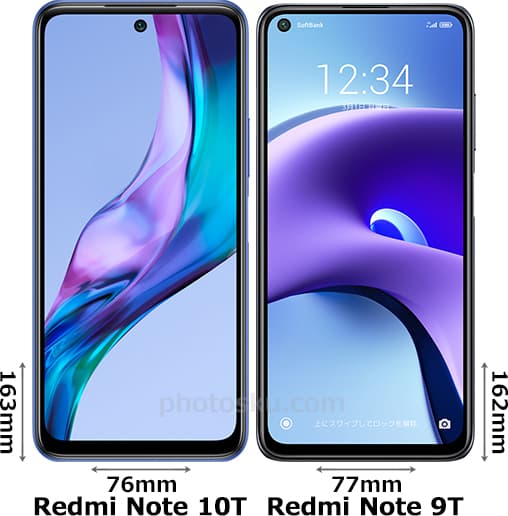 「Redmi Note 10T」と「Redmi Note 9T」 1