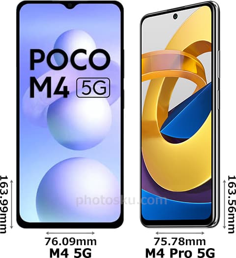 「POCO M4 5G」と「POCO M4 Pro 5G」 1