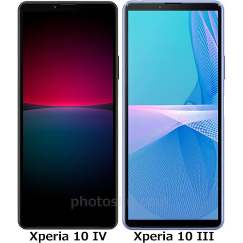 Xperia 10 IV」と「Xperia 10 III」の違い - フォトスク