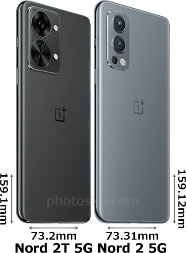 「OnePlus Nord 2T 5G」と「OnePlus Nord 2 5G」 2