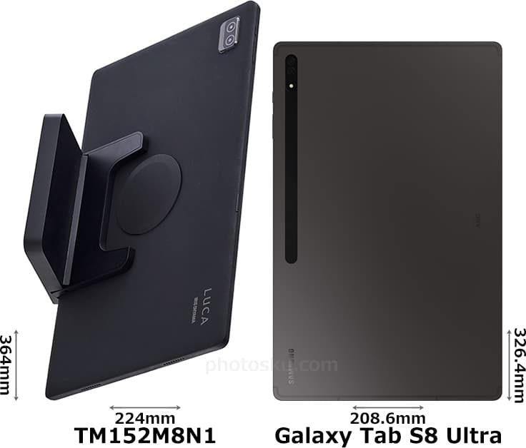 「TM152M8N1」と「Galaxy Tab S8 Ultra」 2