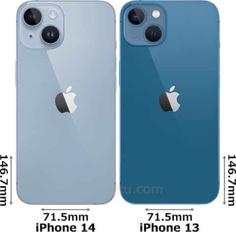 「iPhone 14」と「iPhone 13」 2