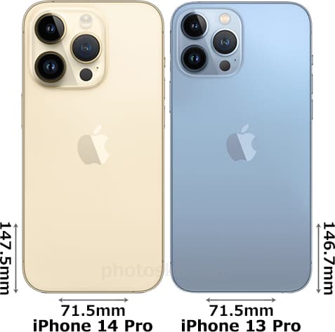 「iPhone 14 Pro」と「iPhone 13 Pro」 2
