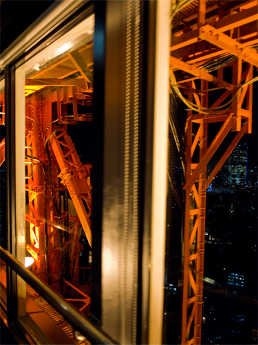 東京タワー、特別展望台の高画質画像
