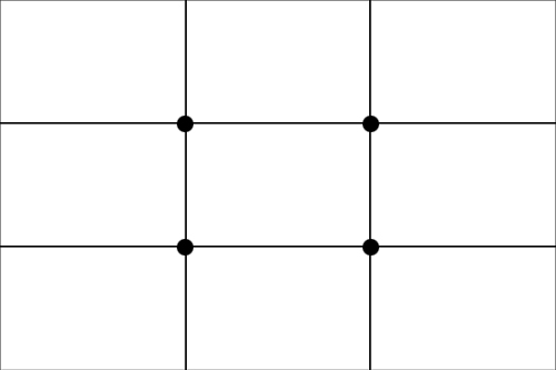 三分割法の構図の高画質画像