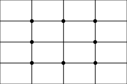 四分割法の構図の高画質画像