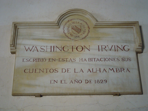 WASHINGTON IRVING、アルハンブラ宮殿の高画質画像