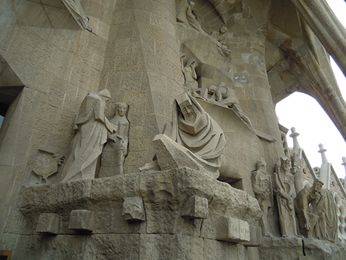 彫刻、サグラダ・ファミリアの高画質画像
