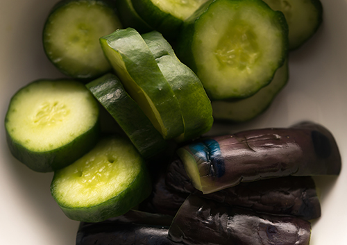 キュウリと茄子の漬け物 フォトスク 無料のフリー高画質写真素材画像