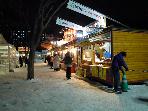 さっぽろ雪まつりの屋台 1 フォトスク 無料のフリー高画質写真素材画像