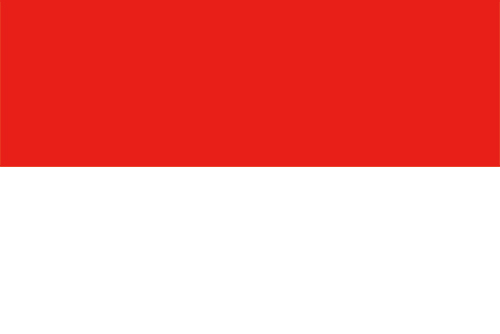 インドネシアの国旗の高画質画像