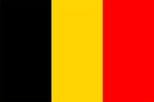 ベルギーの国旗の高画質画像