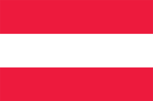 オーストリアの国旗の高画質画像