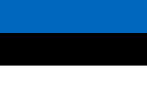 エストニアの国旗の高画質画像
