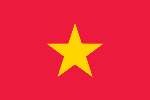 ベトナムの国旗の高画質画像