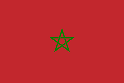 モロッコの国旗の高画質画像