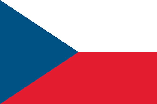 チェコの国旗の高画質画像
