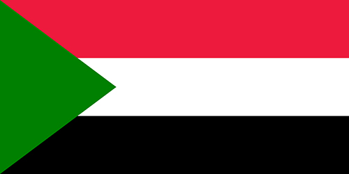 スーダンの国旗の高画質画像