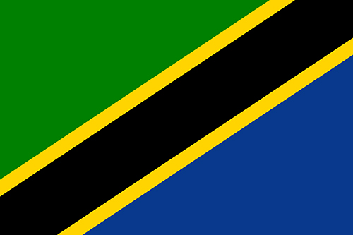 タンザニアの国旗の高画質画像