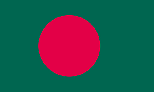 バングラデシュの国旗の高画質画像