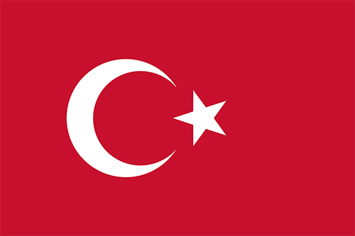 トルコの国旗の高画質画像