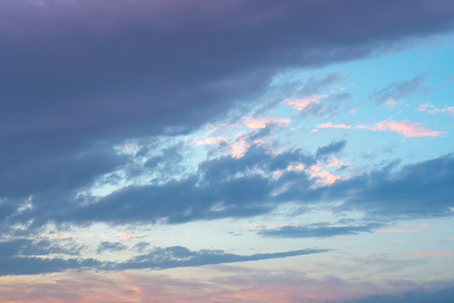 夕方の曇り空 5の高画質画像