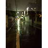 雨が降った夜道 1