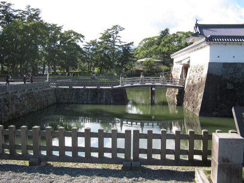 小田原城の橋の高画質画像
