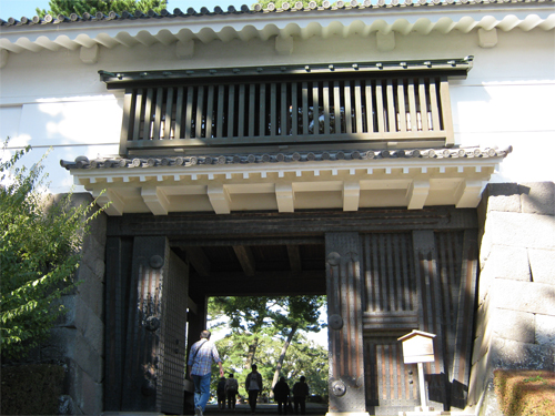 小田原城の門の高画質画像