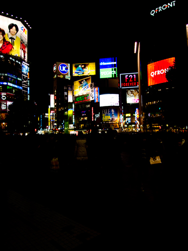 夜の渋谷 1の高画質画像