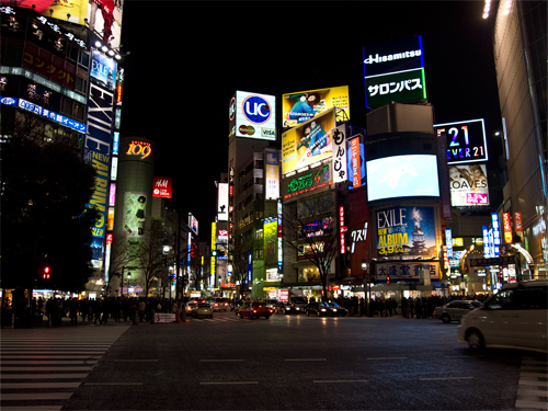 夜の渋谷 5の高画質画像