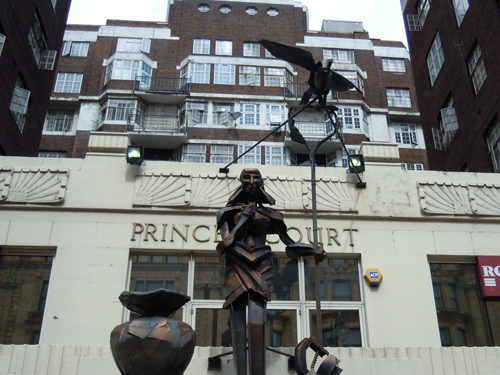 ロンドンの銅像の高画質画像