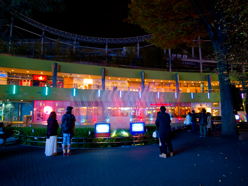 東京ドームシティの噴水ショー 1の高画質画像