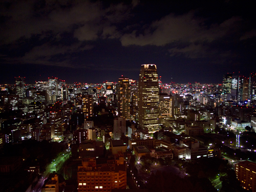 東京タワー、大展望台からの眺め 1の高画質画像