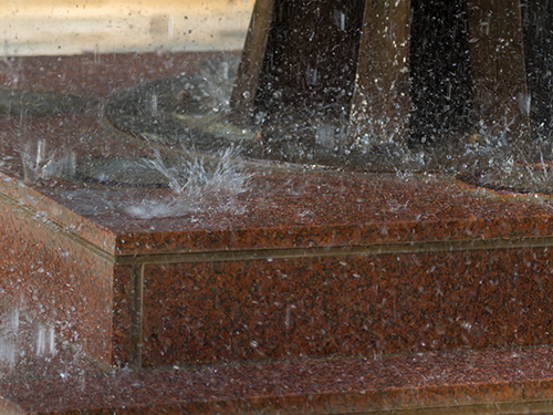 噴水、大蔵公園の高画質画像