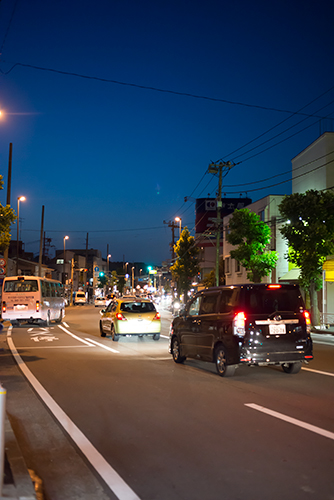 夜の道路 1の高画質画像
