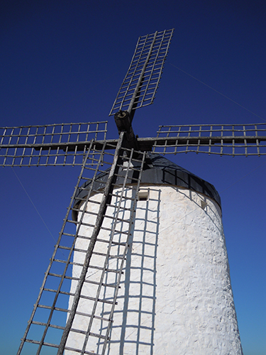 風車の町、スペインの高画質画像